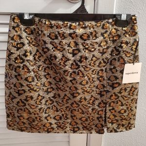 Superdown Revolve Sequined Mini Skirt